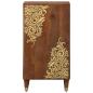 Preview: Sideboard 40x33x75 cm Massivholz Mango