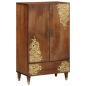 Preview: ARDEBO.de - Highboard 60x33x100 cm Massivholz Mango