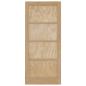 Preview: Innentür "ORKDAL" 86x198,5x4 cm Massivholztür Kiefer