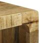 Preview: TV-Schränk 80x30x25 cm Massivholz Raues Mangoholz