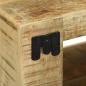 Preview: TV-Schränk 80x30x25 cm Massivholz Raues Mangoholz