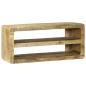 Preview: ARDEBO.de - TV-Schrank 80x32x36 cm Massivholz Mango