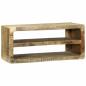 Preview: TV-Schrank 80x32x36 cm Massivholz Mango