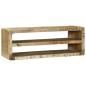 Preview: ARDEBO.de - TV-Schrank 100x32x36 cm Mango Massivholz