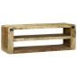 Preview: TV-Schrank 100x32x36 cm Mango Massivholz