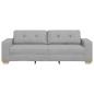 Preview: 3-Sitzer Sofa in Wolkengrau, 180 cm, Stoff