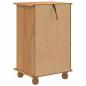 Preview: Kommode 'ASKIM'Honigbraun 45,8x40x79 cm Massivholz Kiefer