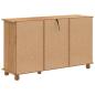 Preview: Schubladenkommode mit Schubladen ASKIM Braun 79 x 40 x 133,5 cm