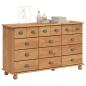 Preview: Kommode "ASKIM" 79x40x133.5 cm Massivholz Kiefer