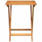 Preview: Klappgarten-Tisch Quadratisch 60x60x72 cm Massivholz Akazie