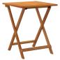 Preview: Klappgarten-Tisch Quadratisch 60x60x72 cm Massivholz Akazie