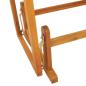 Preview: 2-Sitzer Garten-Schaukelbank 110x59x97 cm Massivholz Akazie