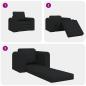 Preview: Boden Schlafsofa 2-in-1 Schwarz 98x71x83 cm