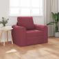 Preview: ARDEBO.de - Boden Schlafsofa 2-in-1 Burgunderrot 98x71x83 cm Stoff