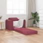 Preview: Boden Schlafsofa 2-in-1 Burgunderrot 98x71x83 cm Stoff