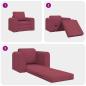 Preview: Boden Schlafsofa 2-in-1 Burgunderrot 98x71x83 cm Stoff