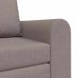 Preview: Floor Sofa Bett 2-in-1 Taupe 98x71x83 cm Stoff