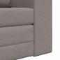 Preview: Floor Sofa Bett 2-in-1 Taupe 98x71x83 cm Stoff