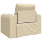 Preview: Boden Sofa Bett 2-in-1 Creme 98x71x83 cm Stoff