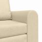 Preview: Boden Sofa Bett 2-in-1 Creme 98x71x83 cm Stoff