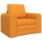 Preview: Boden Sofa Bett 2-in-1 Dunkelgelb 98x71x83 cm Stoff