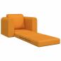 Preview: Boden Sofa Bett 2-in-1 Dunkelgelb 98x71x83 cm Stoff