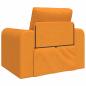 Preview: Boden Sofa Bett 2-in-1 Dunkelgelb 98x71x83 cm Stoff