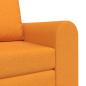 Preview: Boden Sofa Bett 2-in-1 Dunkelgelb 98x71x83 cm Stoff