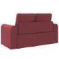 Preview: Boden Schlafsofa 2-in-1 Weinrot 148x71x83 cm Stoff