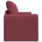 Preview: Boden Schlafsofa 2-in-1 Weinrot 148x71x83 cm Stoff