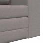 Preview: Bodensofa Bett 2-in-1 Taupe 148x71x83 cm Gewebe