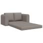 Preview: Schlafsofa Taupe 148 x 71 x 83 cm Stoff