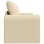 Preview: Boden Schlafsofa 2-in-1 Creme 148x71x83 cm Stoff