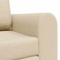 Preview: Boden Schlafsofa 2-in-1 Creme 148x71x83 cm Stoff