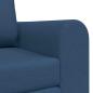 Preview: Boden-Schlafsofa 2-in-1 Blau 148x71x83 cm Stoff