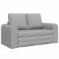 Preview: Boden Schlafsofa 2-in-1 Wolken Grau 148x71x83 cm Stoff