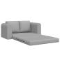 Preview: Boden Schlafsofa 2-in-1 Wolken Grau 148x71x83 cm Stoff