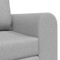 Preview: Boden Schlafsofa 2-in-1 Wolken Grau 148x71x83 cm Stoff