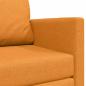 Preview: Boden-Sofa-Bett 2-in-1 Senfgelb 124x71x78 cm Stoff