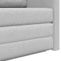 Preview: Floor Sofa Bed 2-in-1 Cloud Grey 124x71x78 cm Stoff