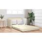Preview: Boden-Sofa-Bett 2-in-1 Creme 124x71x78 cm Kunstleder