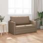 Preview: Futonsofa 2-in-1 Cappuccino 124x71x78 cm Kunstleder