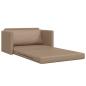 Preview: Futonsofa 2-in-1 Cappuccino 124x71x78 cm Kunstleder
