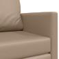 Preview: Futonsofa 2-in-1 Cappuccino 124x71x78 cm Kunstleder