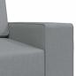 Preview: Boden Schlafsofa 2-in-1 Hellgrau 245x150x60.5 cm Stoff