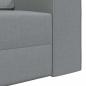 Preview: Boden Schlafsofa 2-in-1 Hellgrau 245x150x60.5 cm Stoff