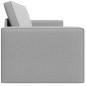 Preview: Boden-Schlafsofa 2-in-1 Wolkengrau 245x150x60.5 cm Stoff