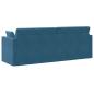 Preview: Boden-Sofa-Bett 2-in-1 Blau 213x144x60 cm Samt