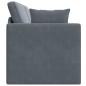 Preview: Schlafsofa 2-in-1 Dunkelgrau 213x144x60 cm Velvet