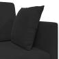 Preview: Boden Sofabett 2-in-1 Schwarz 213x144x60 cm